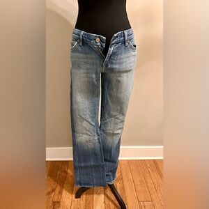7 For All Mankind Light Blue Straight Leg Jeans